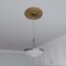 Ekena Millwork Baltimore PVC Ceiling Medallion (Canopies up to 6 1/2"), 16"OD x 3 1/2"ID x 1"P, Bright Coat Gold CMP16BABGL - alternate 7